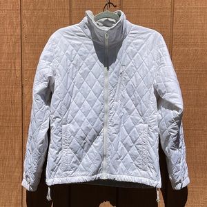Womens Columbia Down Feather Jacket White Size M NWOT